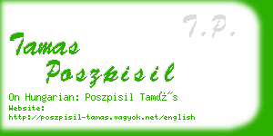 tamas poszpisil business card